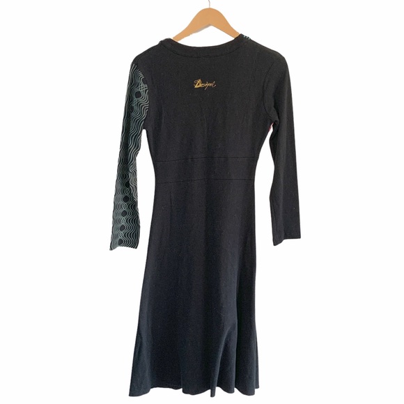 Desigual multicolor long sleeve dress - Picture 4 of 6